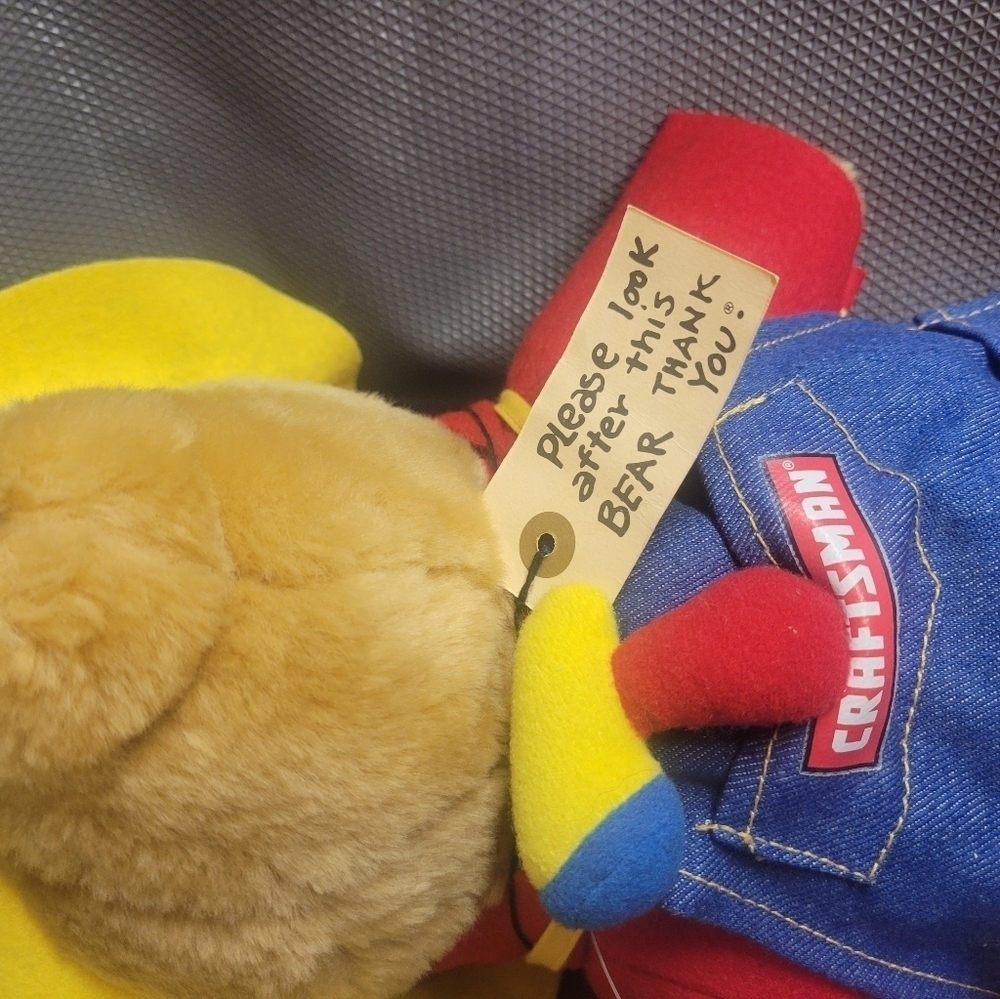 Vintage Sears Craftsman Paddington Bear Plush - Picture 4 of 9